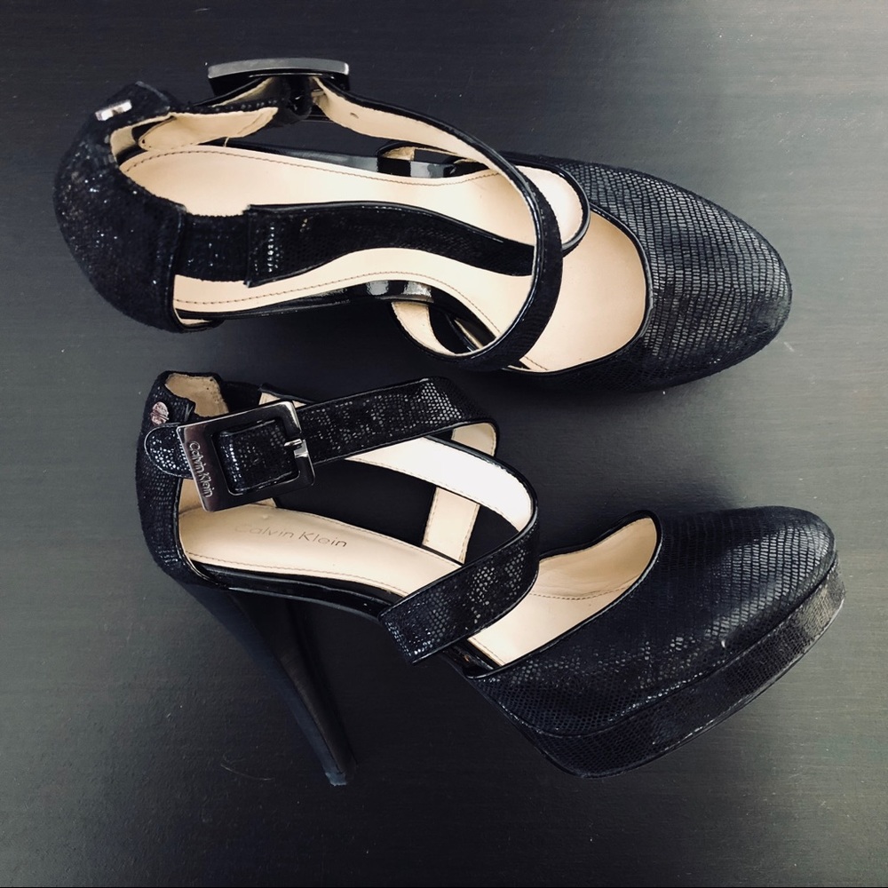 Calvin Klein Black Heels